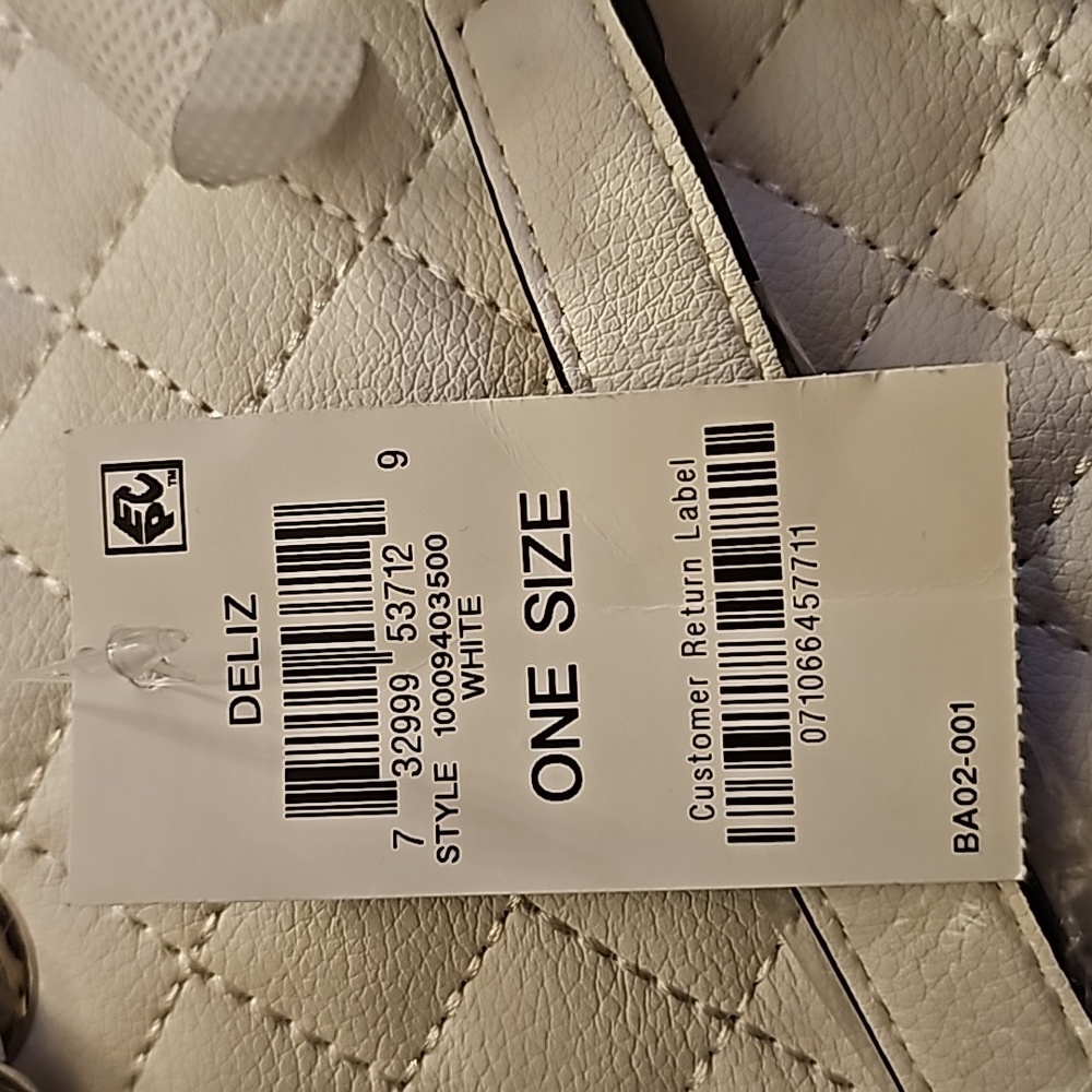 INC International Concepts Deliz Chain Shoulder Bag White NWT! - Picture 13 of 13